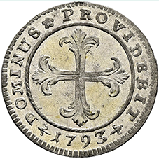 1793, 1 Batzen - 4 Kreuzer Bern