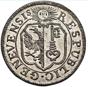 1775, 6 Quarts (1 Sol 6 Deniers), Genf