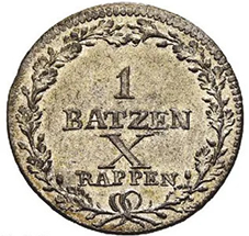 1810, 1 Batzen, Luzern