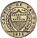 1816, 1 Batzen Waadt