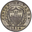 1814, 1 Batzen Waadt