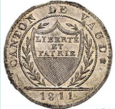 1811, 1 Batzen Waadt