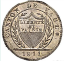 1811, 1 Batzen Waadt