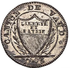 1805, 1 Batzen Waadt