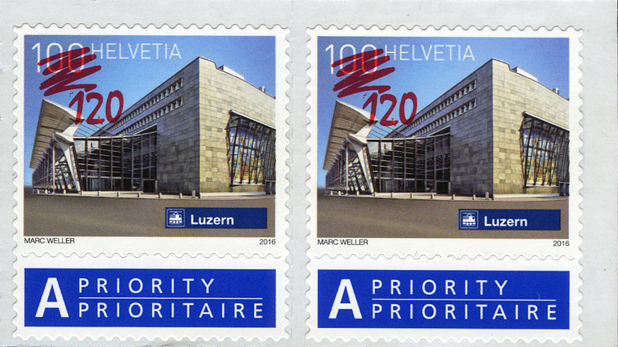 2024, Überdruck Schweizer Bahnhöfe