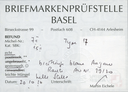 Type 17, breitlinige, blaue Aargauer Raute ( AW. Nr. 29/30)