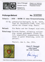 Type 18, Stein D (RO), blaue eidg. Raute