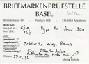 Type 14, Stein D (LU), schwarze eidg. Raute, sauber und sehr farbenfrisch, allseitig voll- bis breitrandig, in einwandfreier Erhaltung.
