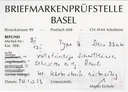 Type 4, Stein B3-LU, schwarze eidg. Raute, allseitig überrandig mit vollständigen Schnittlinien, gute Erhaltung.