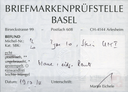 15 Rp. fahlrot, Type 10, Stein UM I