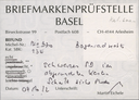 10 Rp. lebhaftpreussischblau, Berner Druck, 3. Druckperiode