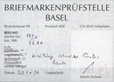 40 Rp. gelboliv, Münchner Druck, 1. Druckperiode