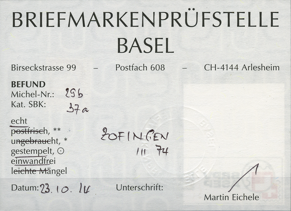 2 Rp. hellrotbraun