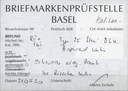 Type 25, Stein D (LU), schwarze eidg. Raute, sauber und farbenfrisch, allseitig voll- bis sehr breitrandig.