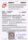 1 Fr. grau, Berner Druck, 2. Druckperiode, Bogenrand
