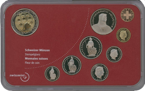 2000, Offizieller Münzsatz