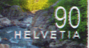 90 Rp. Verzasca, Abart:&quot;Schrift gequetscht&quot; (schattiert)