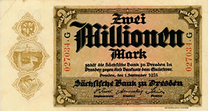 1923, 2 und 100-Millionen-Mark