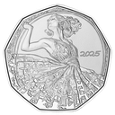 2025, 5 Euro Neujahrsmünze &quot;Tanz dich frei&quot;, Österreich