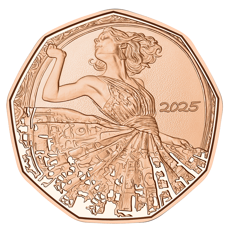 2025, 5 Euro Neujahrsmünze &quot;Tanz dich frei&quot;, Österreich