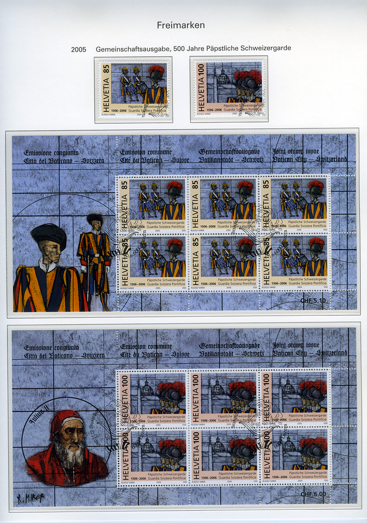 1996-2021, Dauer- und Sondermarken komplett