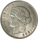 1909, 5 Fr. Helvetia-Kopf