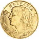 1925, 100 Fr. Gold-Vreneli