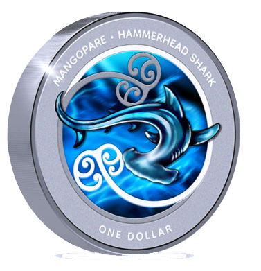 2025, 1 Dollar Hammerhai, Neuseeland
