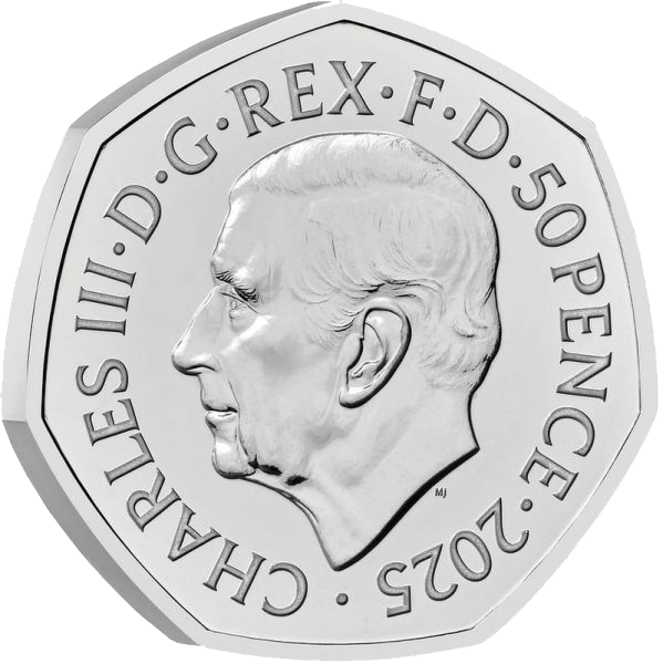2025, 50 Pence &quot;Red Arrows&quot;, United Kingdom