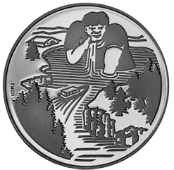 1996, 20 Fr. Gedenkmünze "Riese Gargantua"