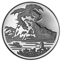 1996, 20 Fr. Gedenkmünze &quot;Drache von Breno&quot;