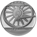 1997, 20 Fr. Gedenkmünze &quot;150 Jahre Schweizer Bahnen&quot;