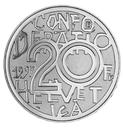 1997, 20 Fr. Gedenkmünze &quot;Jeremias Gotthelf&quot;