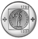1998, 20 Fr. Gedenkmünze &quot;200 Jahre Helvetische Republik&quot;