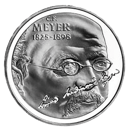 1998, 20 Fr. Gedenkmünze &quot;100. Todestag Conrad Ferdinand Meyer&quot;