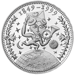 1999, 20 Fr. Gedenkmünze &quot;150 Jahre Post&quot;