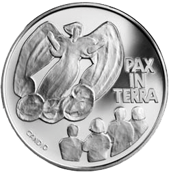 2000, 20 Fr. Gedenkmünze "Pax in Terra"
