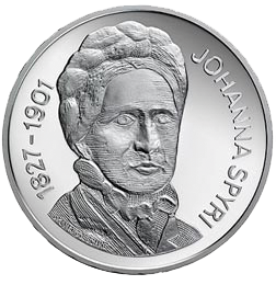2001, 20 Fr. Gedenkmünze &quot;Johanna Spyri&quot;