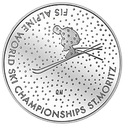 2003, 20 Fr. Gedenkmünze "Alpine Ski WM St.Moritz"