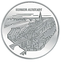 2003, 20 Fr. Gedenkmünze "Berner Altstadt"