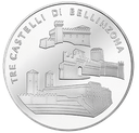 2004, 20 Fr. Gedenkmünze "Tre Castelli di Bellinzona"