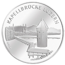 2005, 20 Fr. Gedenkmünze &quot;Kapellbrücke Luzern&quot;