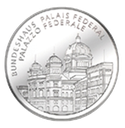 2006, 20 Fr. Gedenkmünze &quot;Bundeshaus&quot;
