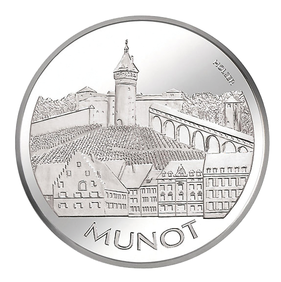 2007, 20 Fr. Gedenkmünze &quot;Munot Schaffhausen&quot;