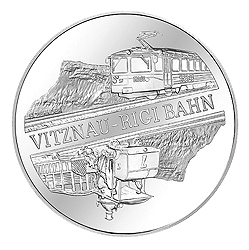 2008, 20 Fr. Gedenkmünze &quot;Vitznau-Rigi-Bahn&quot;