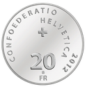2012, 20 Fr. Gedenkmünze &quot;100 Jahre Jungfraubahn&quot;