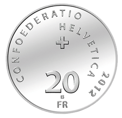 2012, 20 Fr. Gedenkmünze "Globi"
