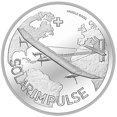 2015, 20 Fr. Gedenkmünze &quot;Solar Impulse&quot;