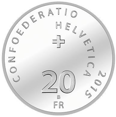 2015, 20 Fr. Gedenkmünze &quot;Solar Impulse&quot;
