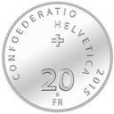2015, 20 Fr. Gedenkmünze &quot;Solar Impulse&quot;